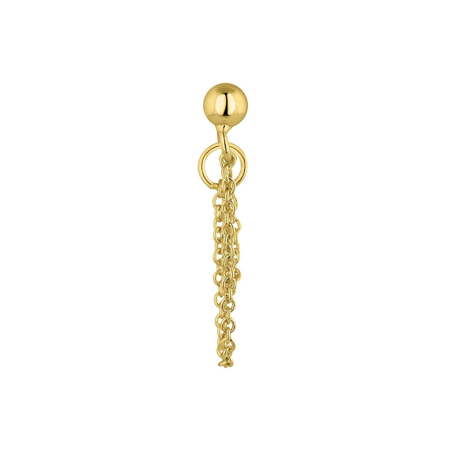 PENDIENTE PIERCING PLATA HELMI - Earcandy Jewelry