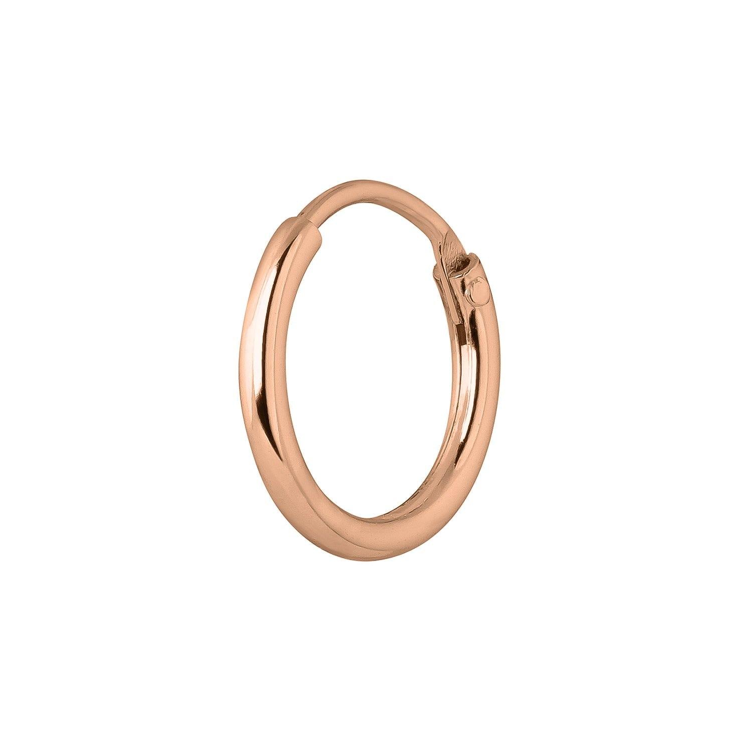 ORECCHINO PIERCING A CERCHIO RANIA IN ORO ROSA