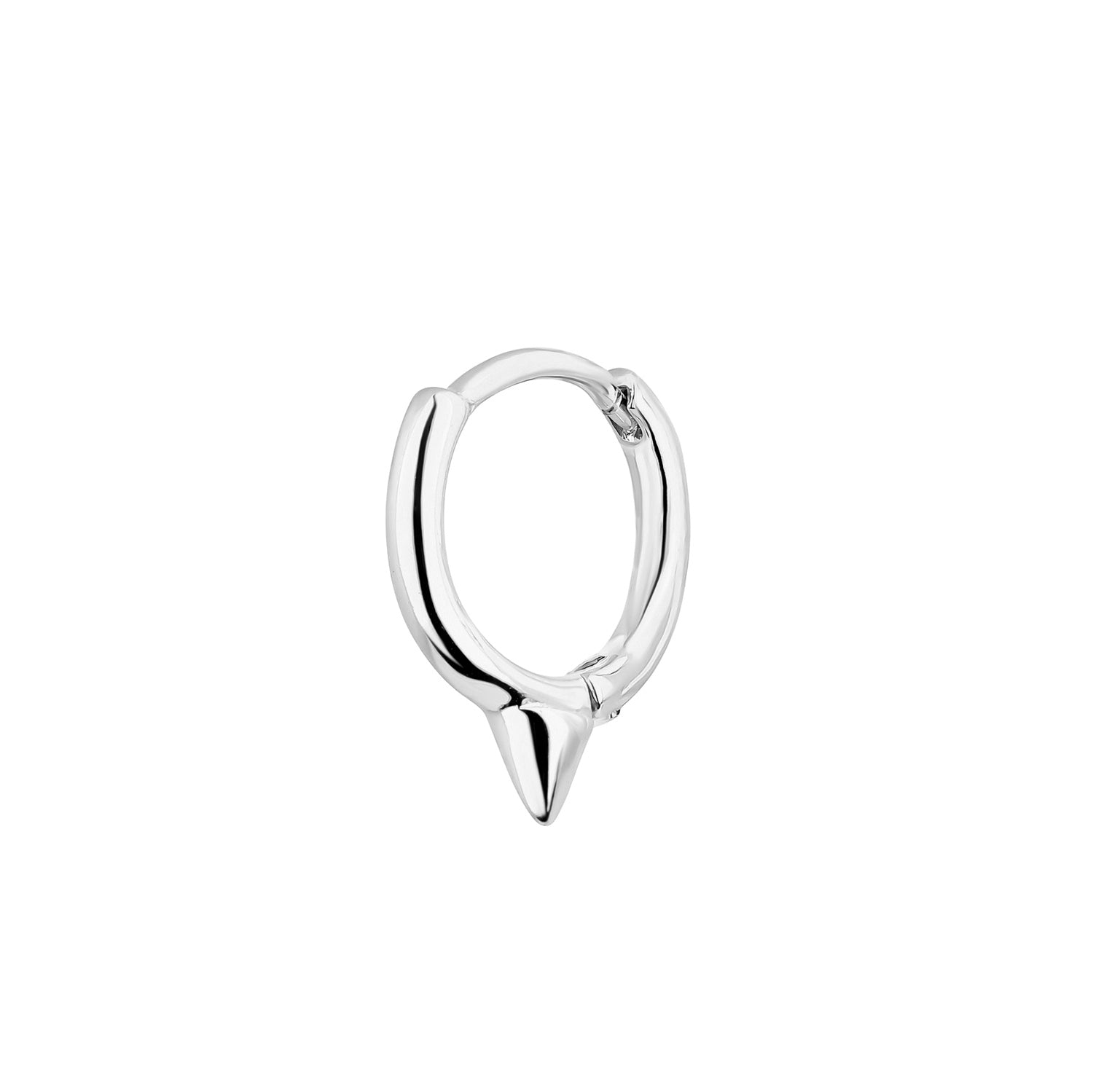 AUSKARS PIERCINGS SUDRABA APĻA PANKA STILS
