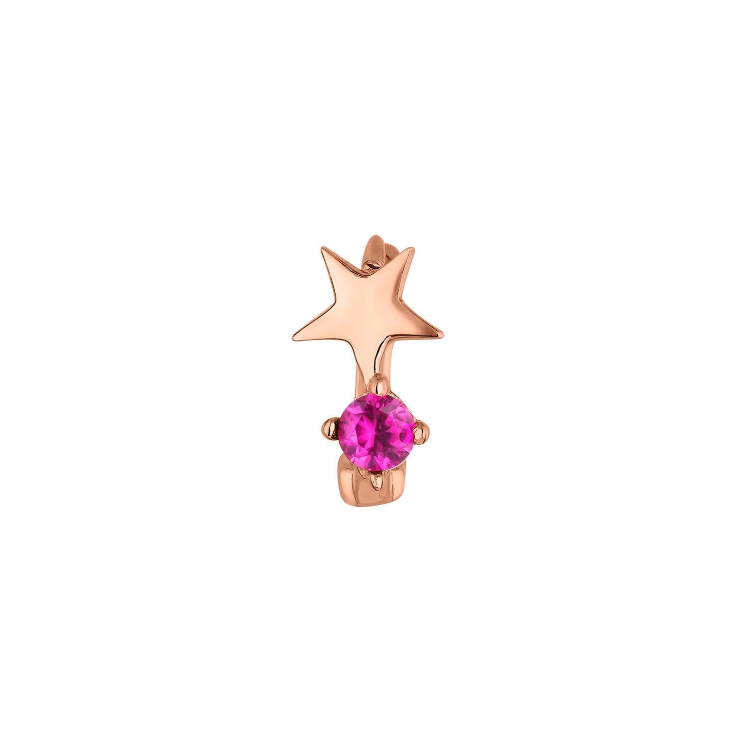 PIERCING ARO ESTRELLA DE PLATA ZULEMA - Earcandy Jewelry