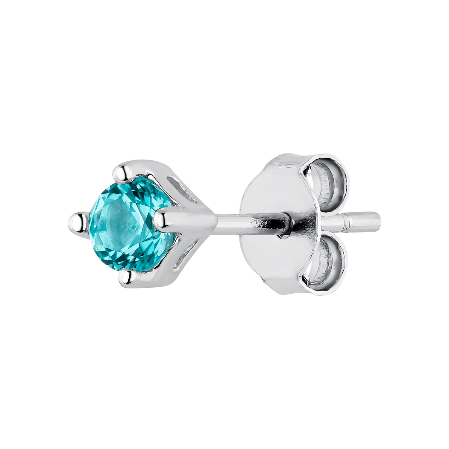 ORECCHINO PIERCING IN ARGENTO AZZURRO