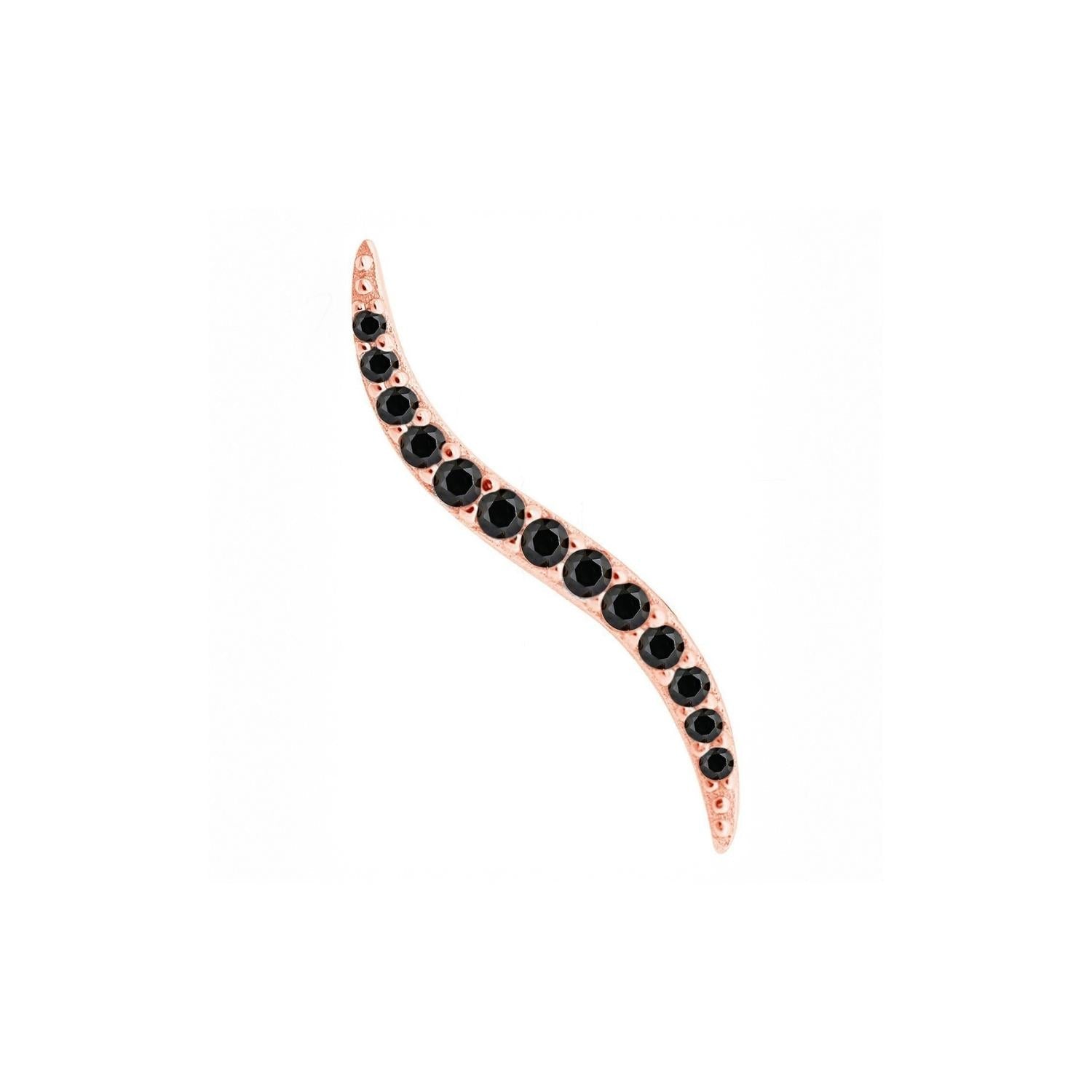 ORECCHINO RAMPICANTE IN ORO ROSA SPINELLI SOLANGE