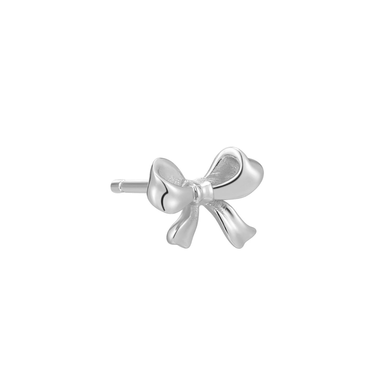 ORECCHINO PIERCING IN ARGENTO CON NASTRO DOLCE