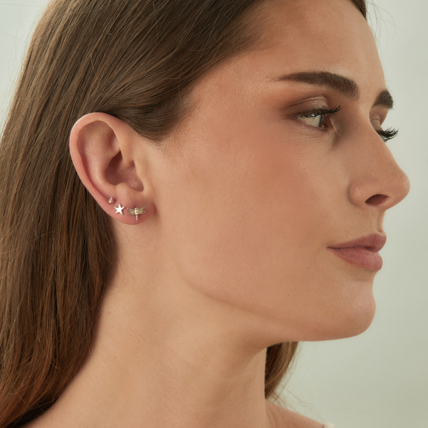 ORECCHINO PIERCING IN ARGENTO LIBELLULA