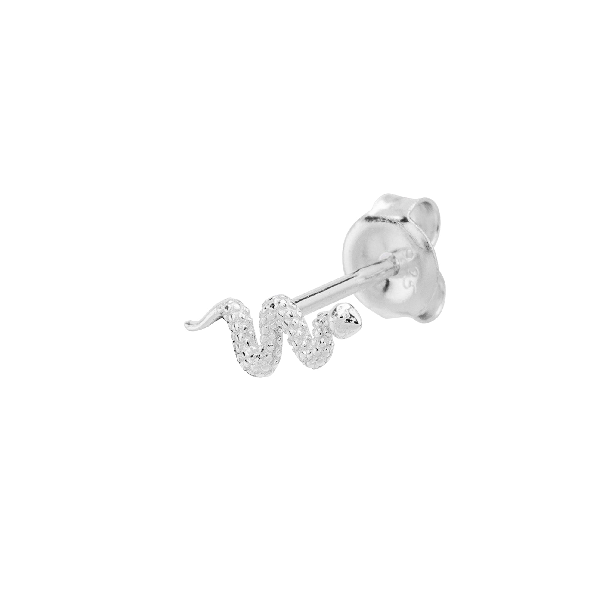 ORECCHINO PIERCING IN ARGENTO PETIT SERPENTE