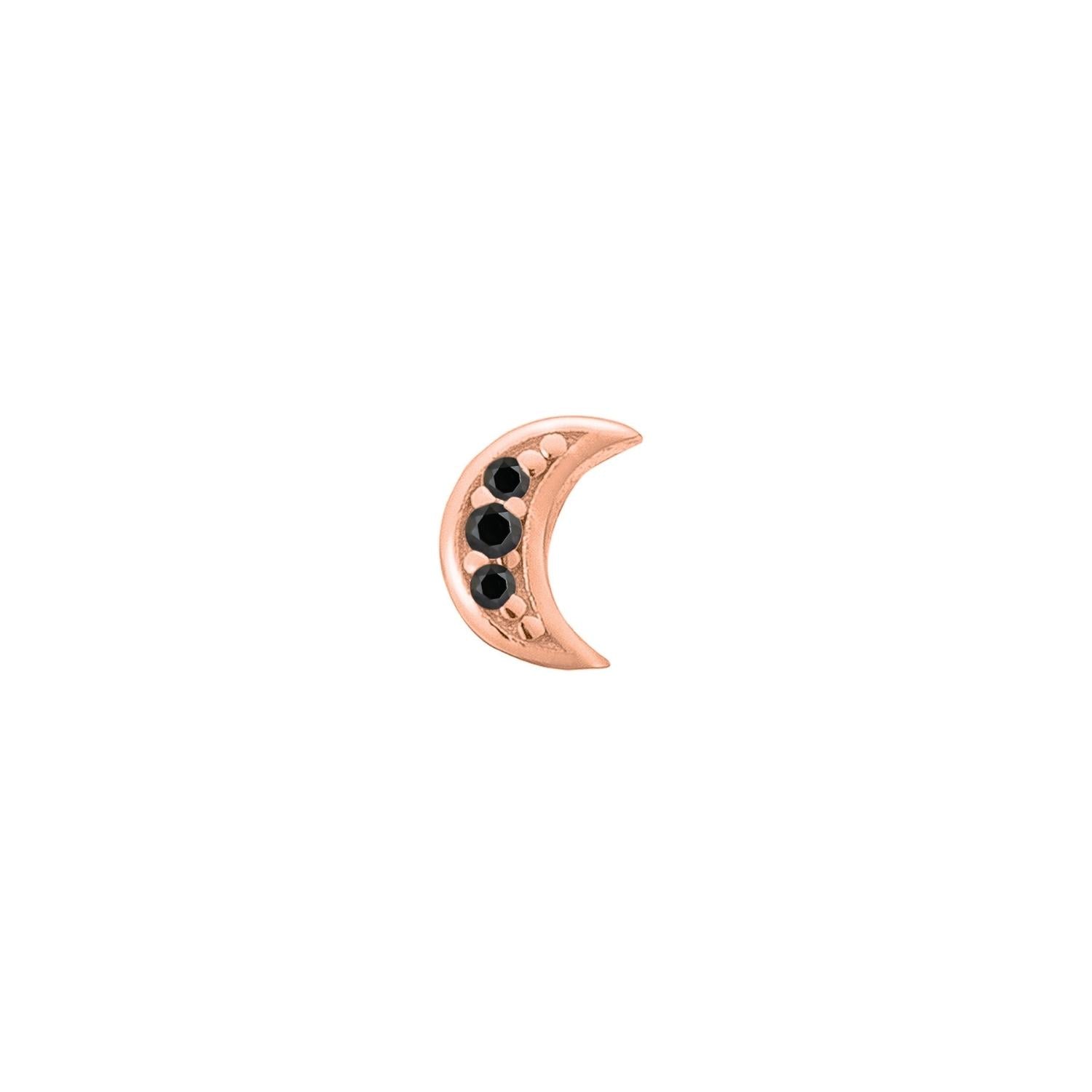 PETIT LUNE ROSE GOLD SINGLE EARRING