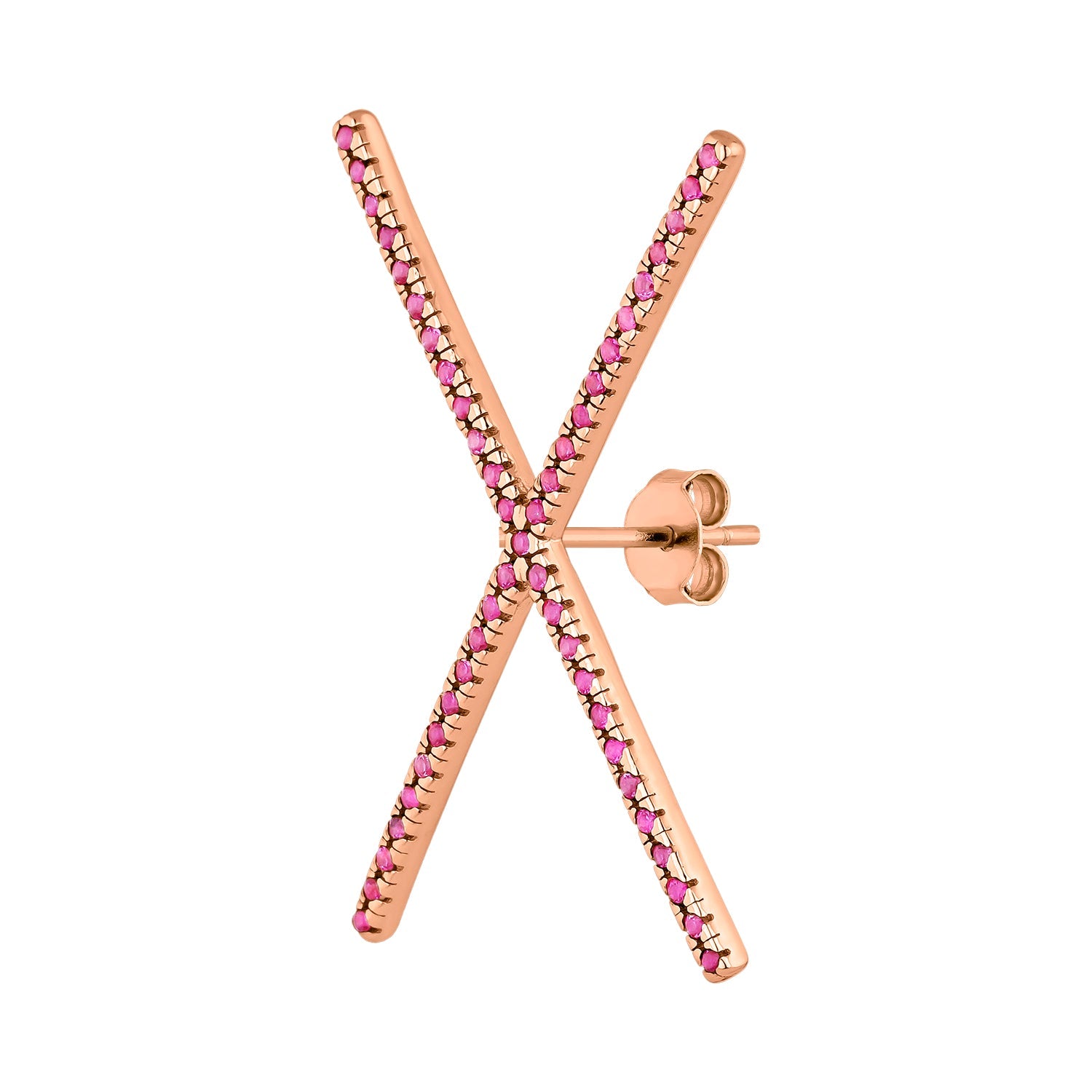 XXL XA ROSE GOLD SINGLE EARRING