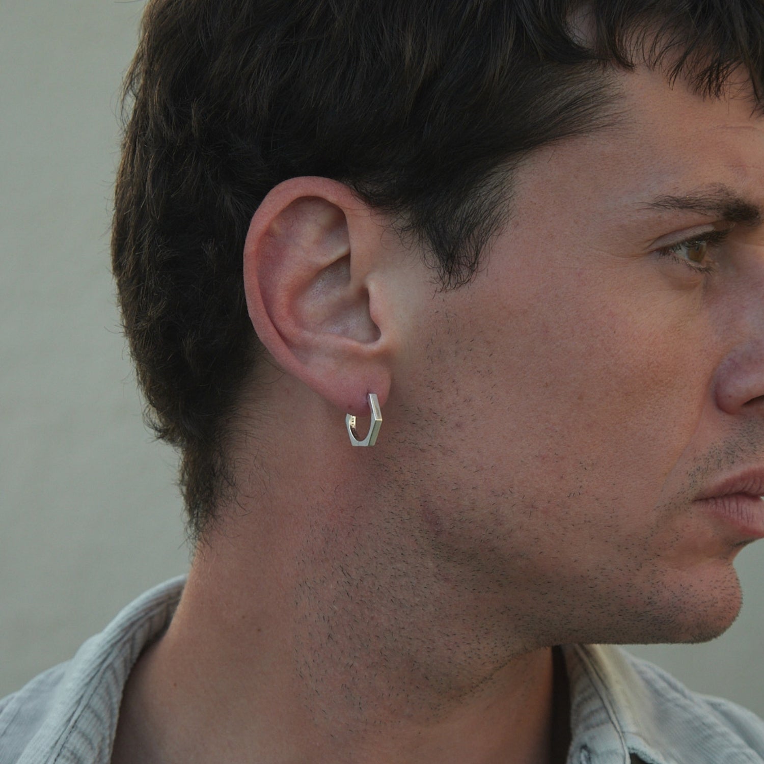 PIERCING EN ARGENT PENTAGON
