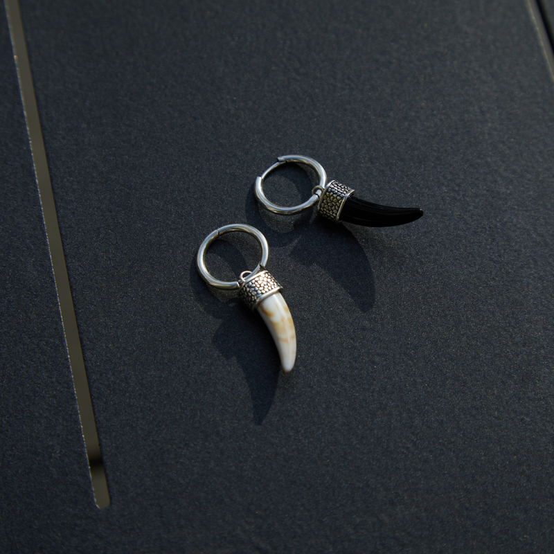PENDIENTE PIERCING ARO IVORY TUSK