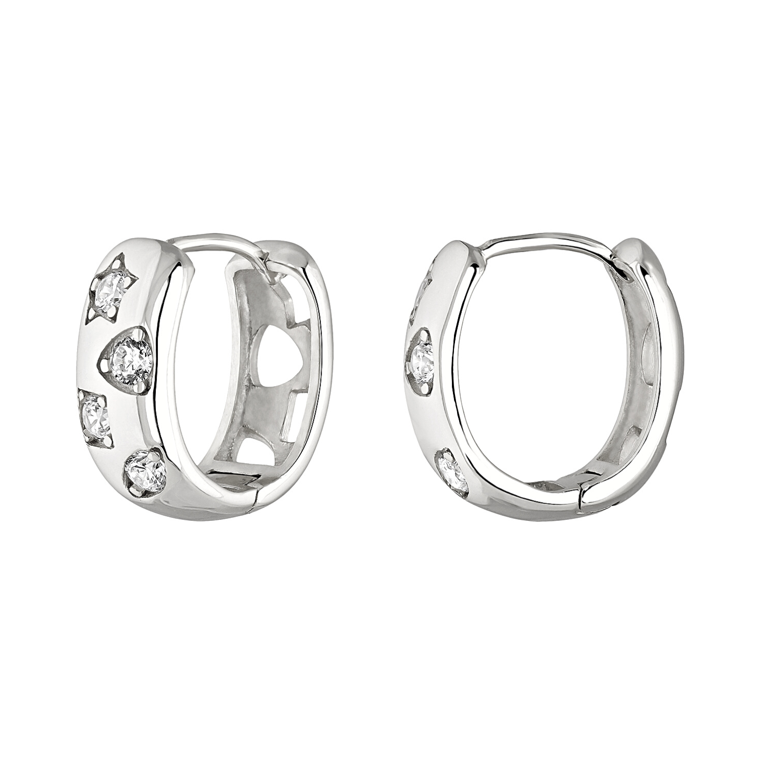 MASIKA SILVER HOOPS