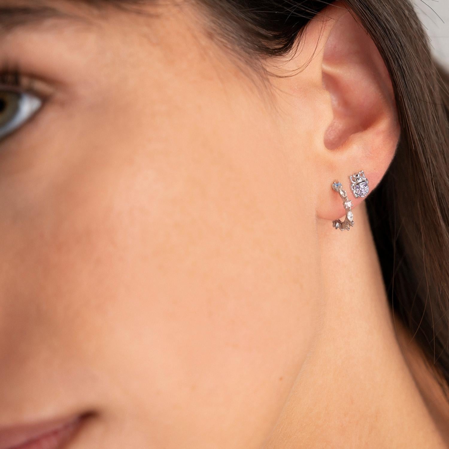 MONTSOURIS SILVER HOOPS