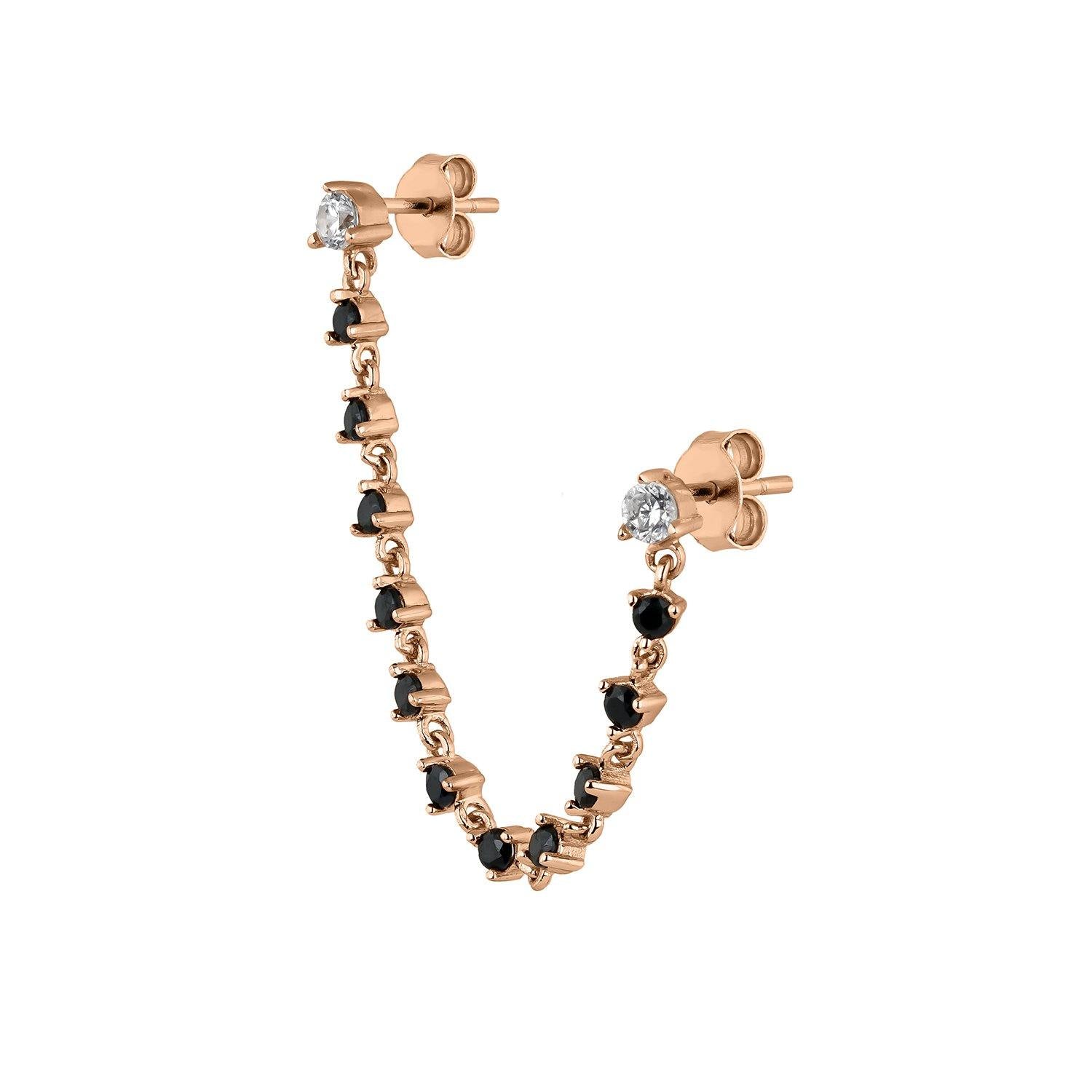 PENDIENTE DOBLE AITANA - Earcandy Jewelry