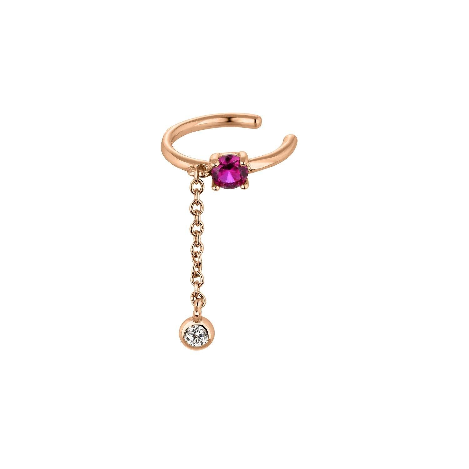 EAR CUFF PLATA SAIRA - Earcandy Jewelry