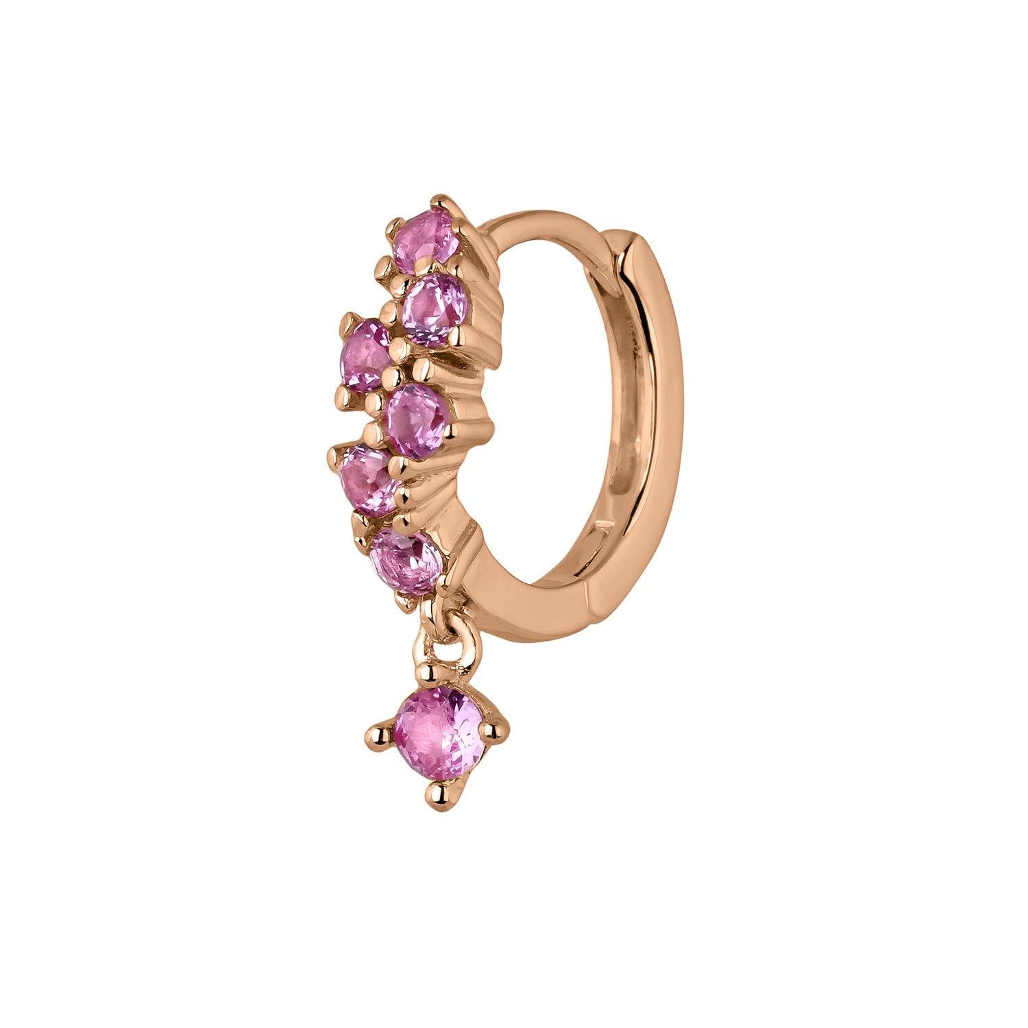 PENDIENTE PLATA ARO SAMIRA - Earcandy Jewelry