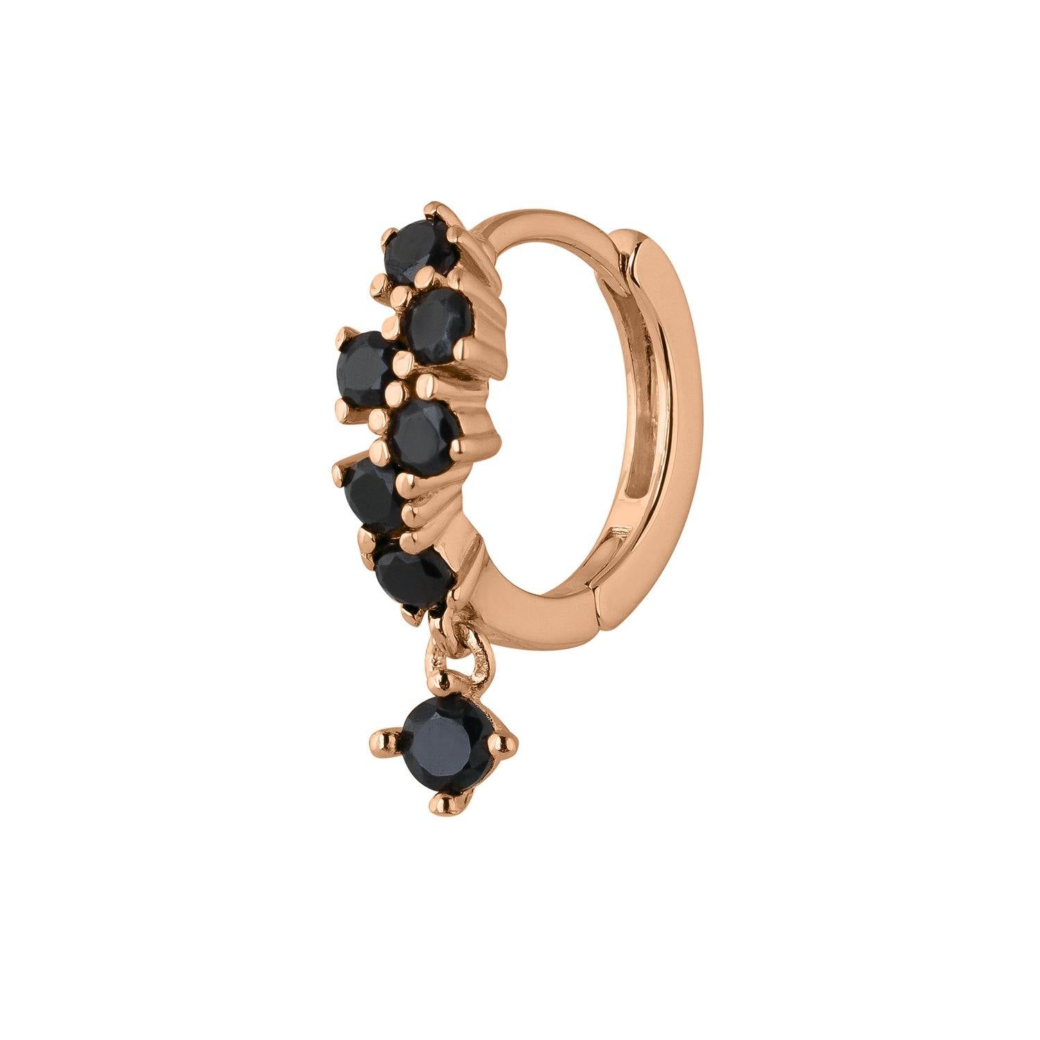 PENDIENTE PLATA ARO SAMIRA - Earcandy Jewelry