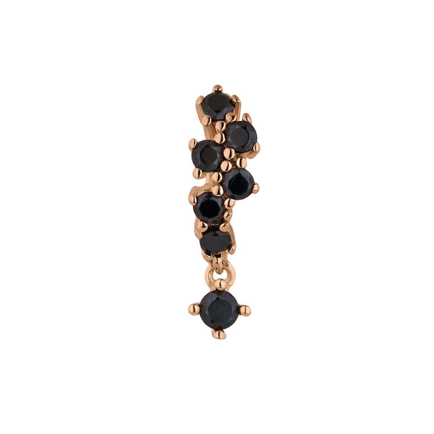 PENDIENTE PLATA ARO SAMIRA - Earcandy Jewelry
