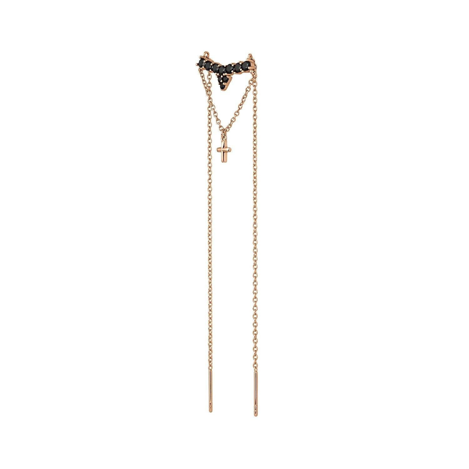 PENDIENTE DOBLE BRIGHT NIGHT - Earcandy Jewelry