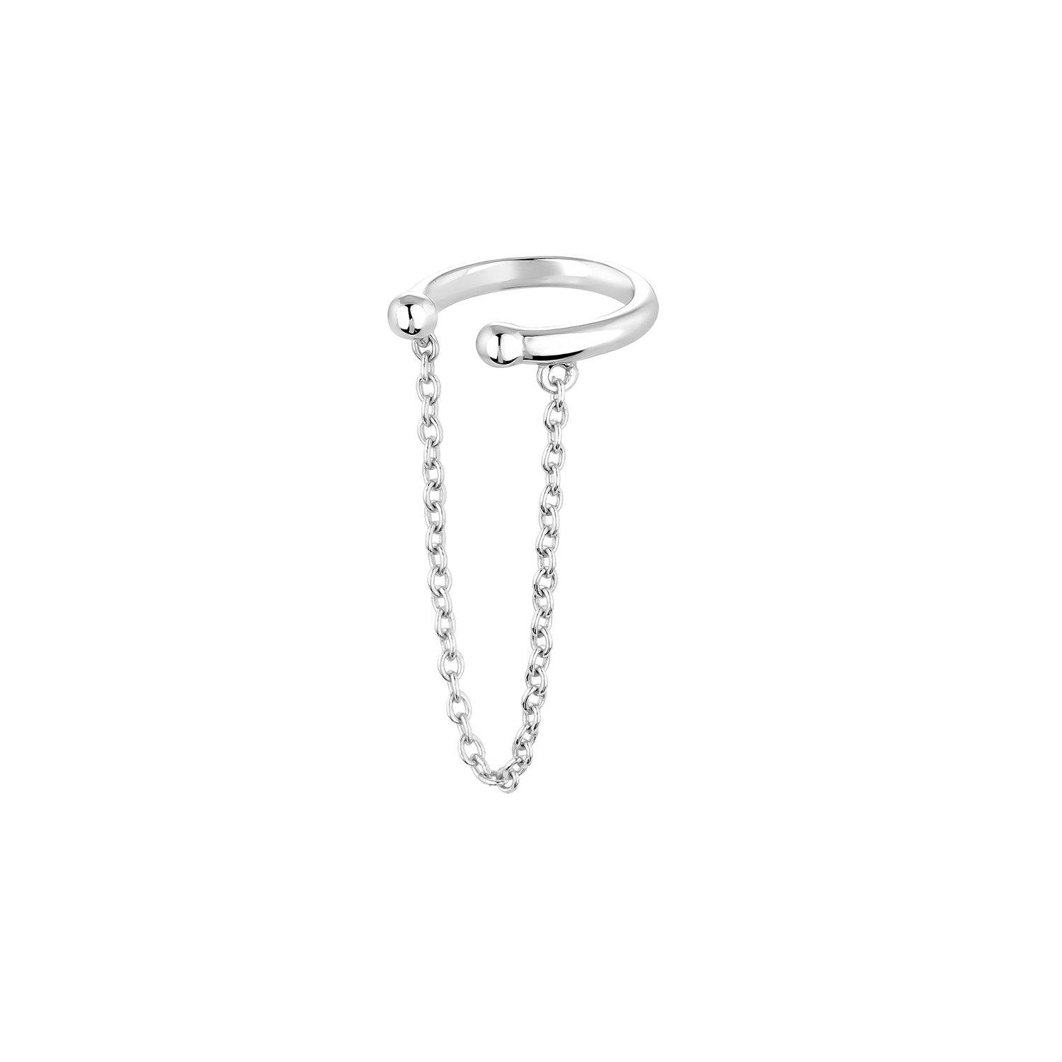 EAR CUFF PLATA HELLA - Earcandy Jewelry